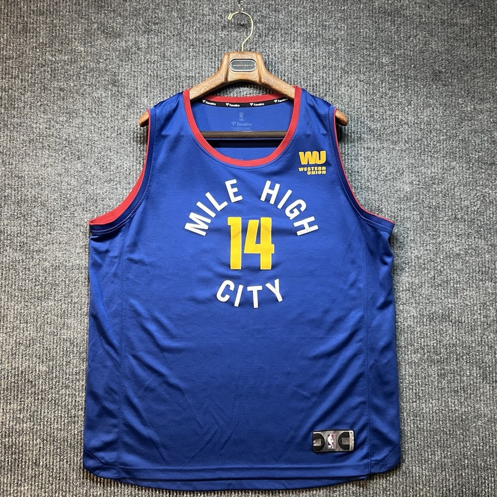 Denver Nuggets Fanatics Mile High City‎ Edition Garry Harris Jersey Size Mens XL